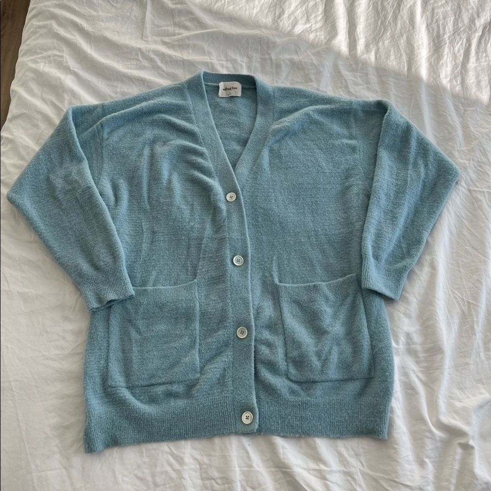Aritzia Wilfred free hush knit oversized cardigan